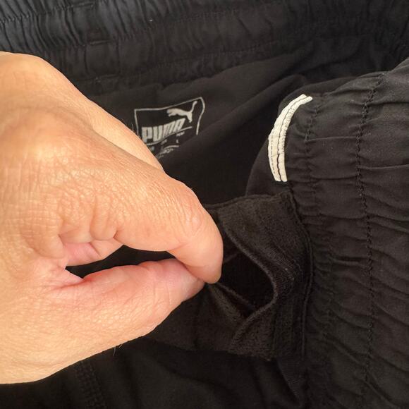 Puma Women's Shorts Size Large 2 in 1 Black Running Athletic Biker 5' - Picture 7 of 10